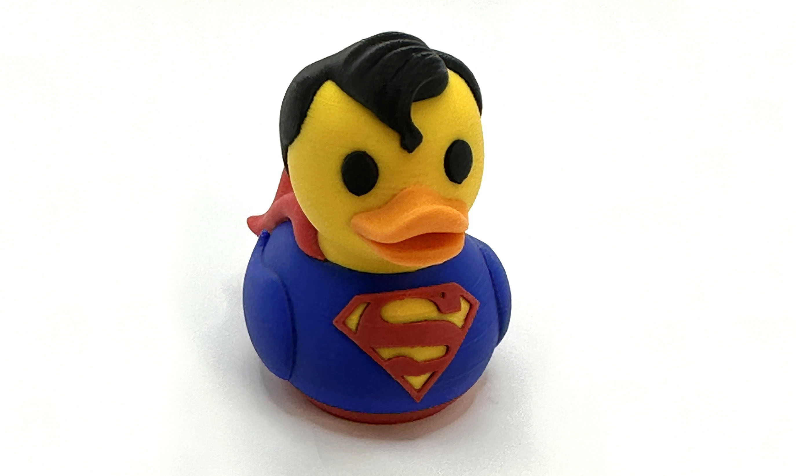 3D printed Superman themed Jeep Duck