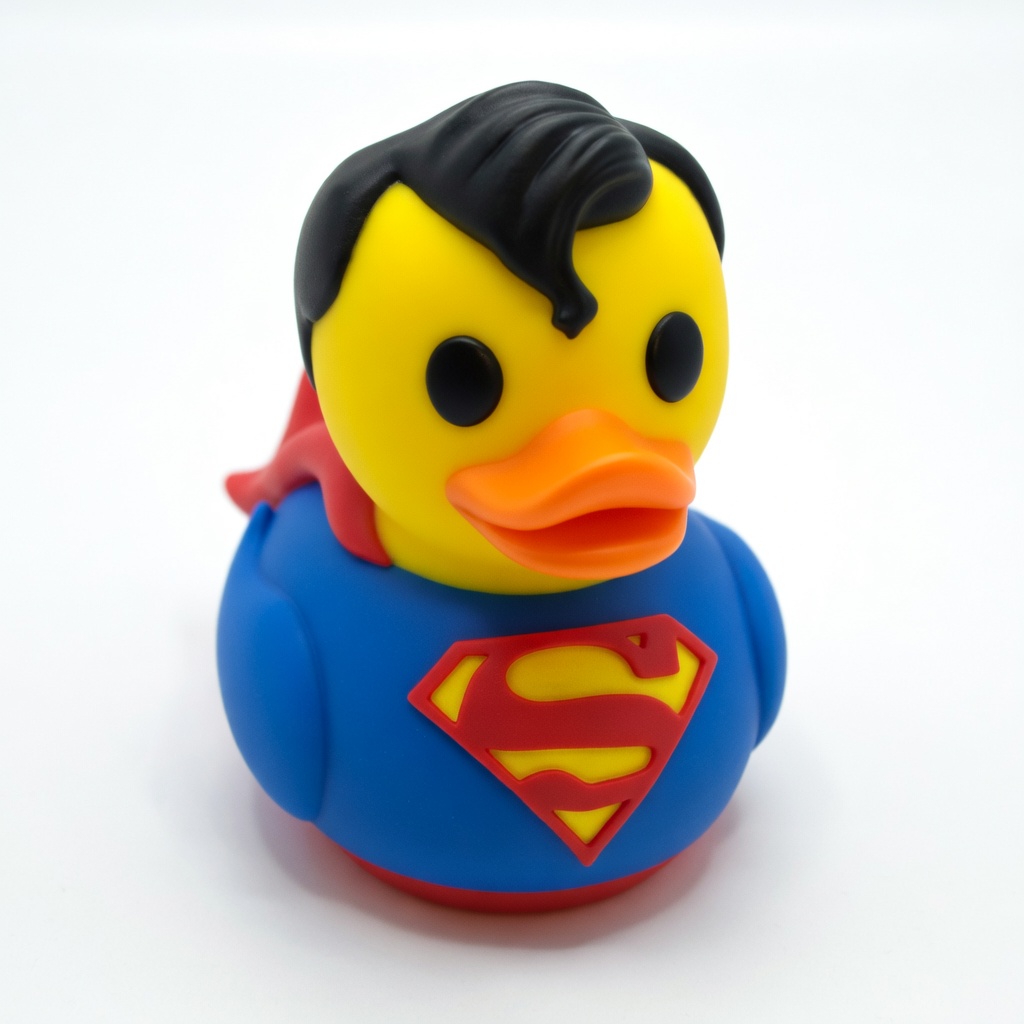3D printed Superman Jeep Duck